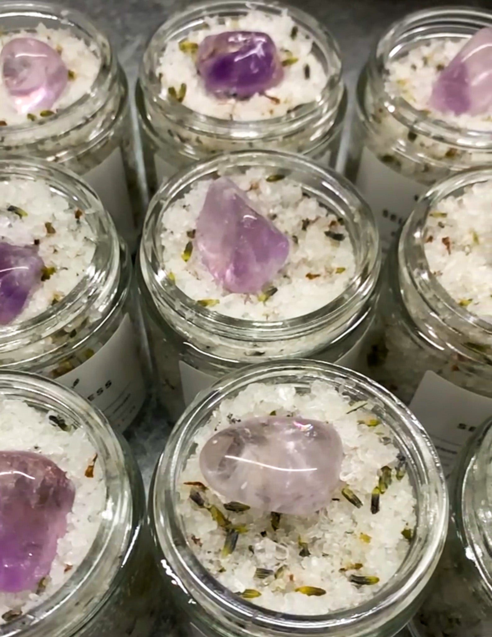 Private Label Lavender Body Scrub w/ Crystal